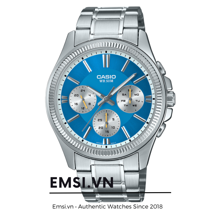 Đồng Hồ Nam Chính Hãng CASIO MTP-1375D-2A1V