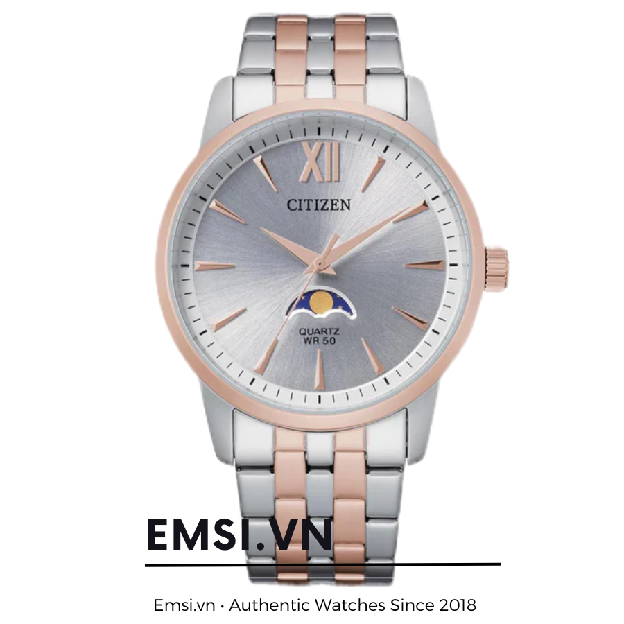 Citizen AK5006-58A - Đồng Hồ Nam - Pin/Quartz - Kính Khoáng - Size Mặt 41mm EMSI.VN
