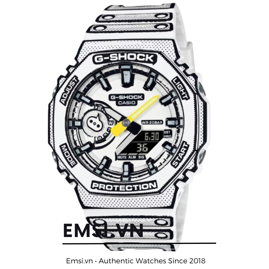 Đồng Hồ Casio - Nam GA-2100MNG-2ADR Size 45.4mm