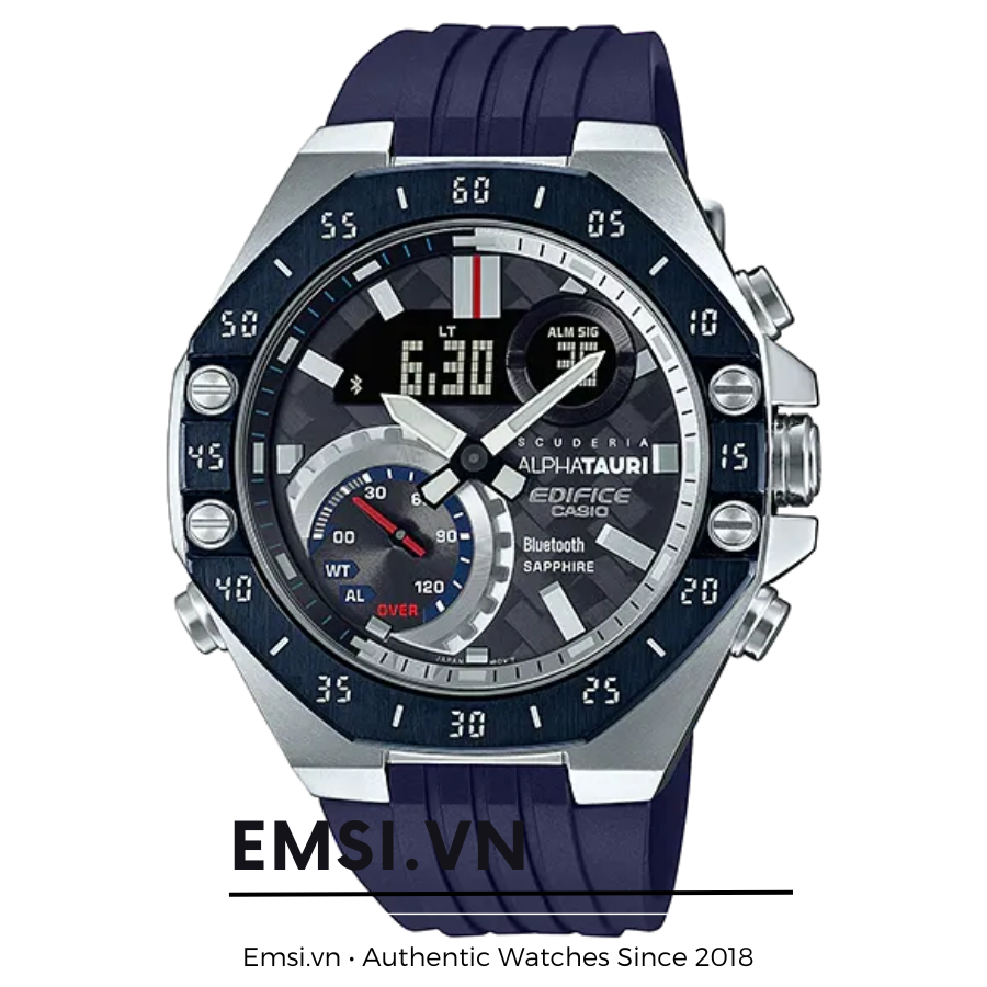 Casio ECB-10AT-1A - Đồng Hồ Nam - Năng Lượng Mặt Trời - Kính Sapphire - Size Mặt 48.5mm - Bảo Hành 5 Năm - Chính Hãng - Phiên Bản Giới Hạn