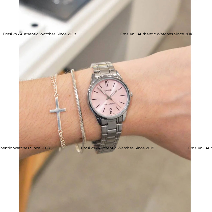 Đồng Hồ Casio - Nữ LTP-V005D-4BUDF Size 28.2mm