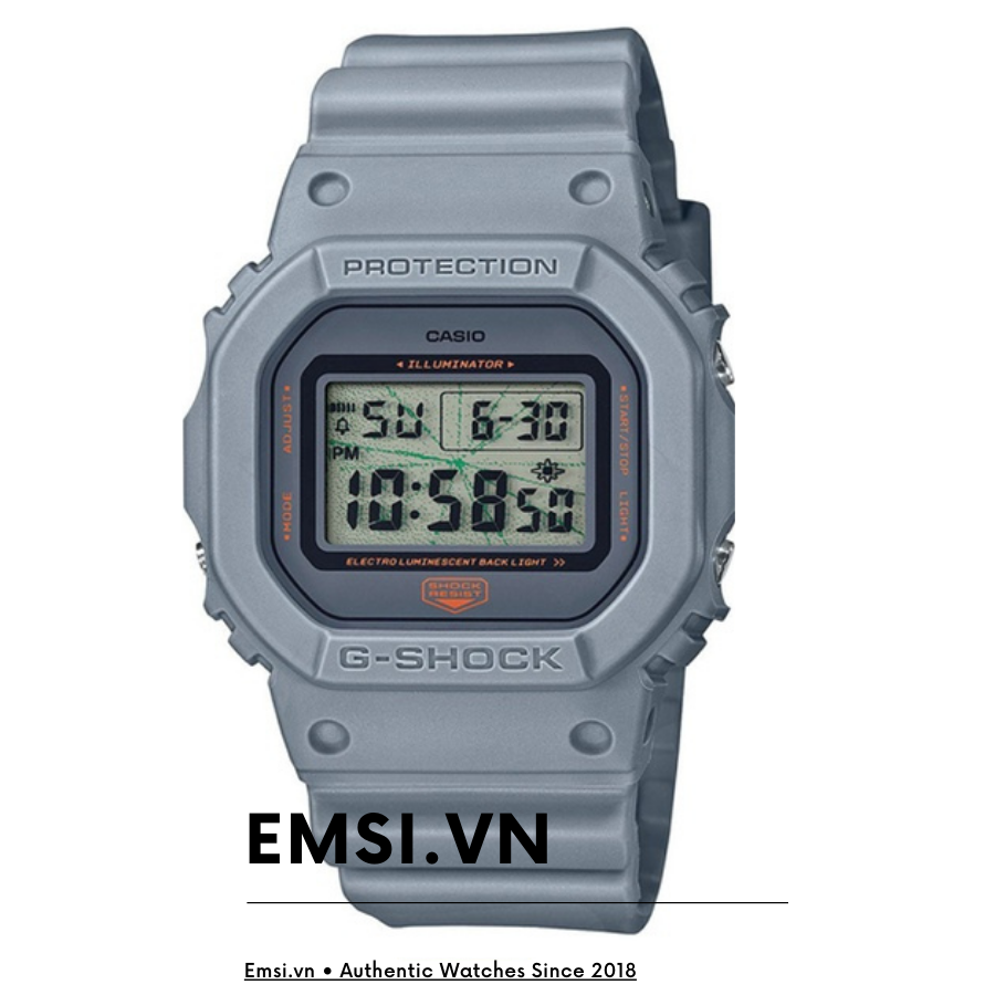 G-Shock Limited Edition DW-5600MNT-8DR - Đồng Hồ Nam - Điện Tử - Size Mặt 43mm - Kính Khoáng EMSI.VN