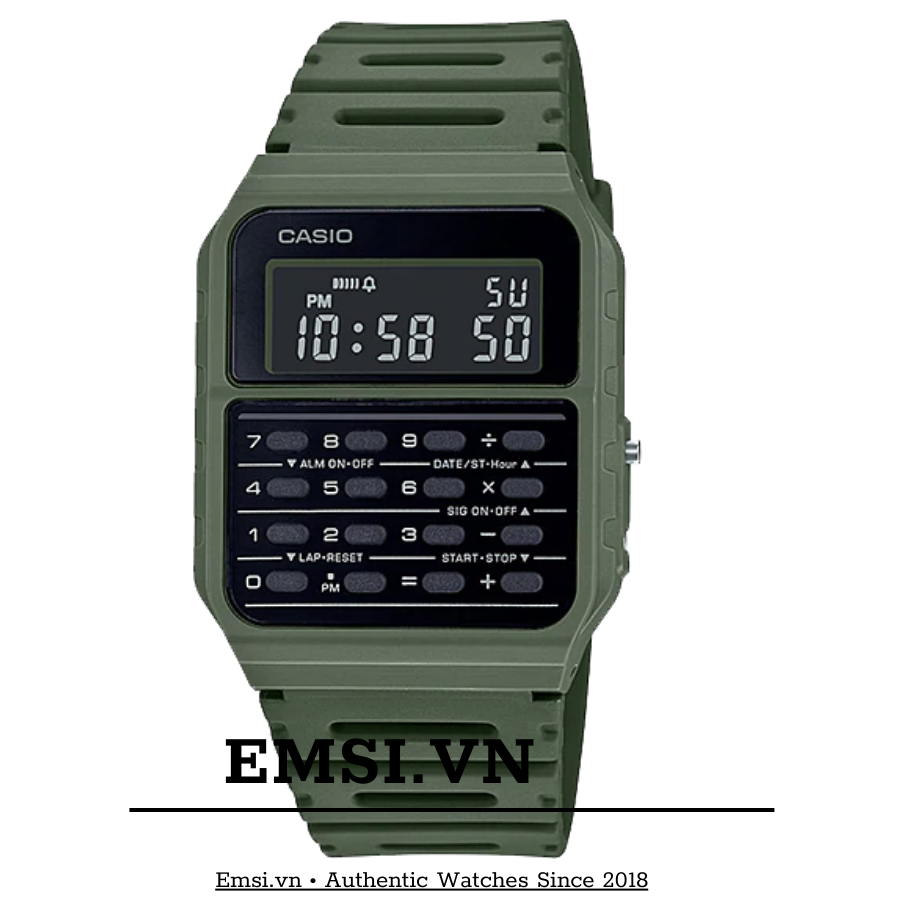 Đồng Hồ Casio Điện Tử CA-53WF-3BDF - Pin 5 Năm