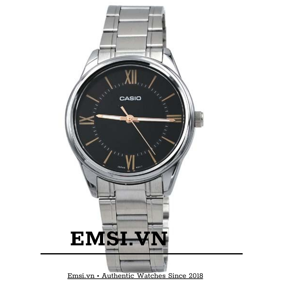 Casio MTP-V005D-1B5 - Đồng Hồ Nam - Pin / Quartz - Kính Khoáng - Size Mặt 40mm EMSI.VN