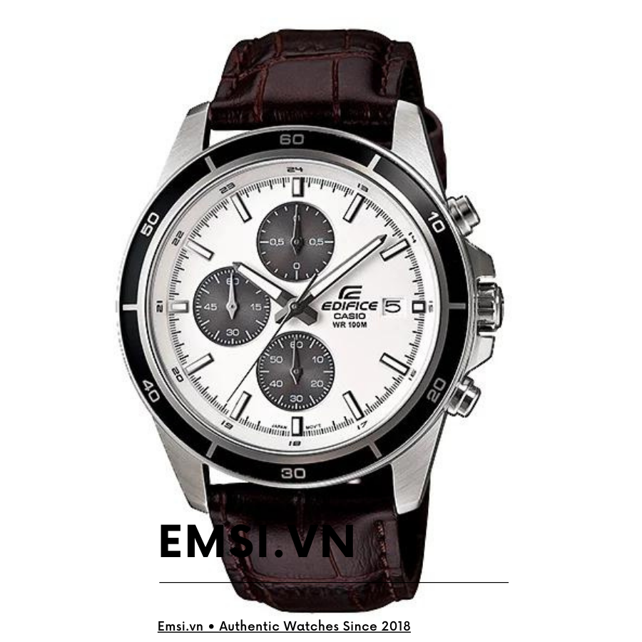 Casio Edifice EFR-526L-7AVUDF - Đồng Hồ Nam - Pin / Quartz - Kính Khoáng - Size Mặt 43.8mm  - Chính Hãng
