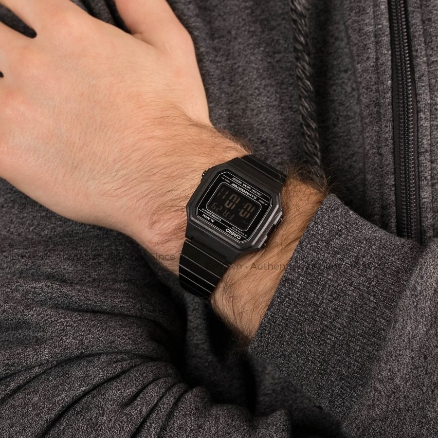 Casio B650WB-1B - Kính nhựa - Đồng hồ nam - Đồng hồ điện tử - Size mặt 41mm EMSI.VN