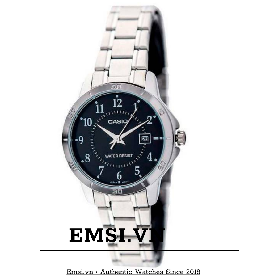 Casio LTP-V004D-1B - Đồng Hồ Nữ - Pin/Quartz - Kính Khoáng - Size Mặt 29,6 mm EMSI.VN
