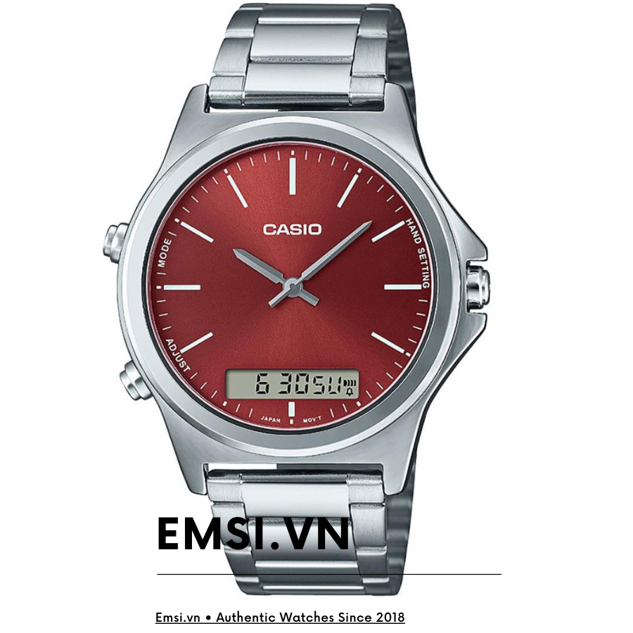 Casio MTP-VC01D-5EUDF - Đồng Hồ Nam - Pin/Quartz - Size Mặt 41.6mm - Kính Khoáng EMSI.VN