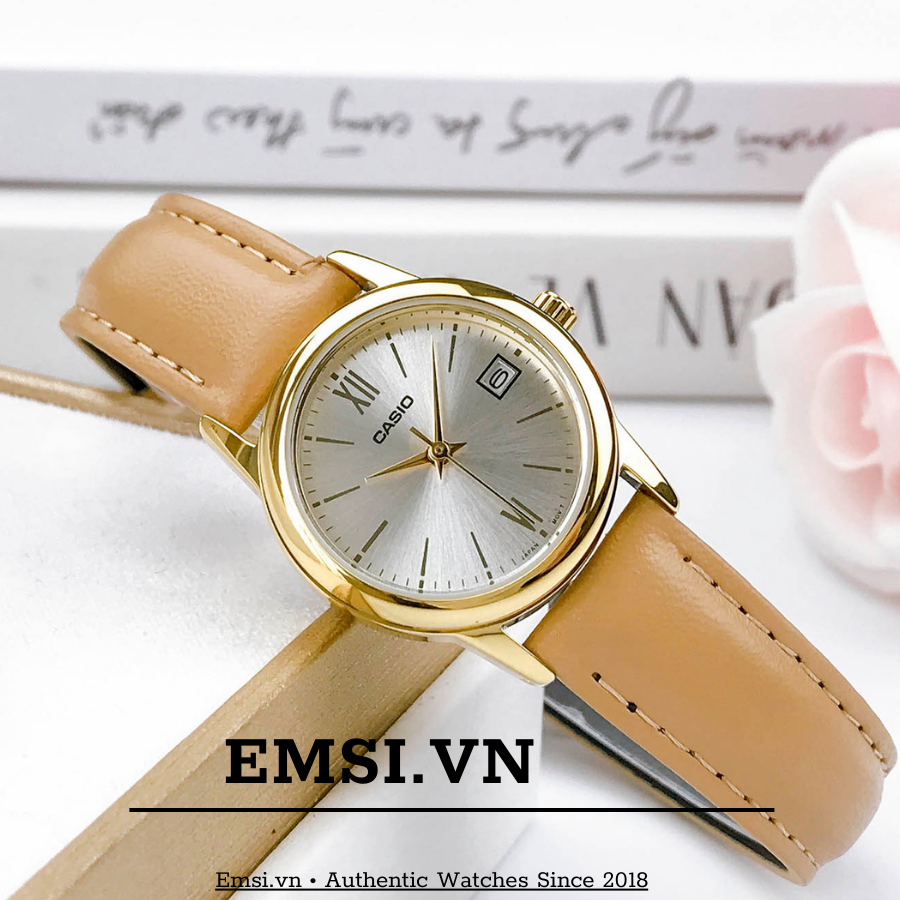 Đồng hồ Casio Nữ LTP-V002GL-7B3UDF - Size 25 mm - Chính Hãng