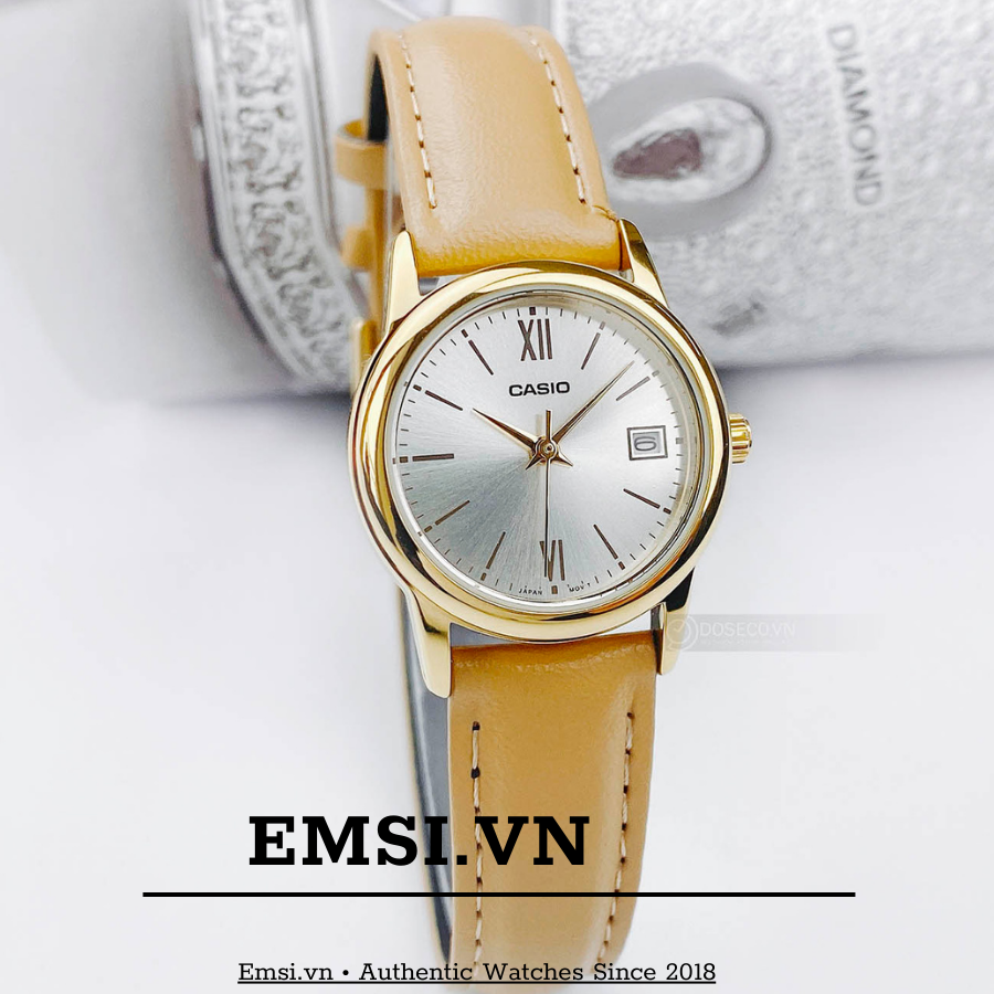 Đồng hồ Casio Nữ LTP-V002GL-7B3UDF - Size 25 mm - Chính Hãng