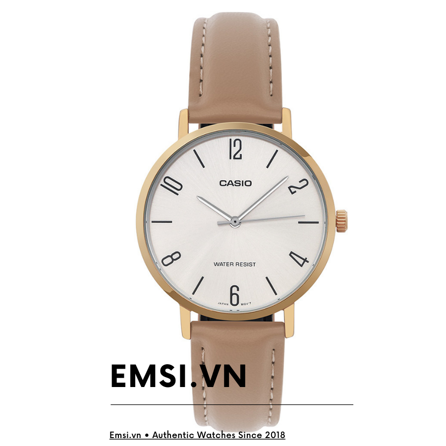 Casio LTP-VT01GL-9B2UDF - Đồng Hồ Nữ - Pin/Quartz - Kính Khoáng - Size Mặt 34mm EMSI.VN