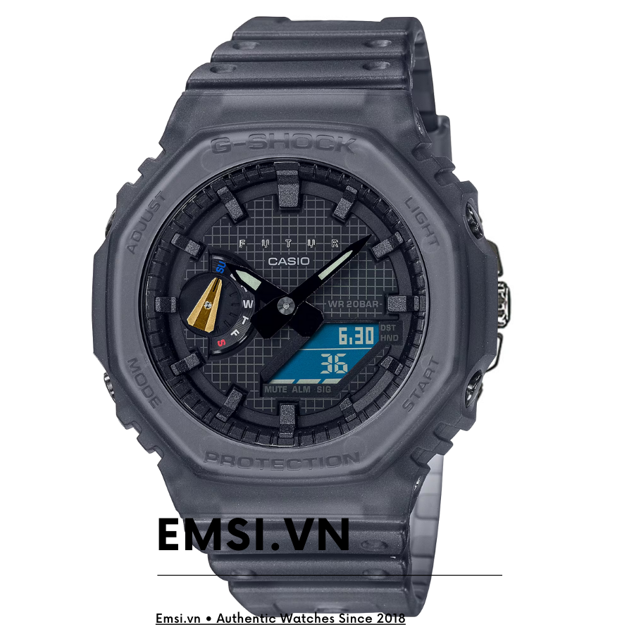 Đồng Hồ Casio G-Shock GA-2100FT-8ADR Chính Hãng | G-Shock | Dây Nhựa Trong
