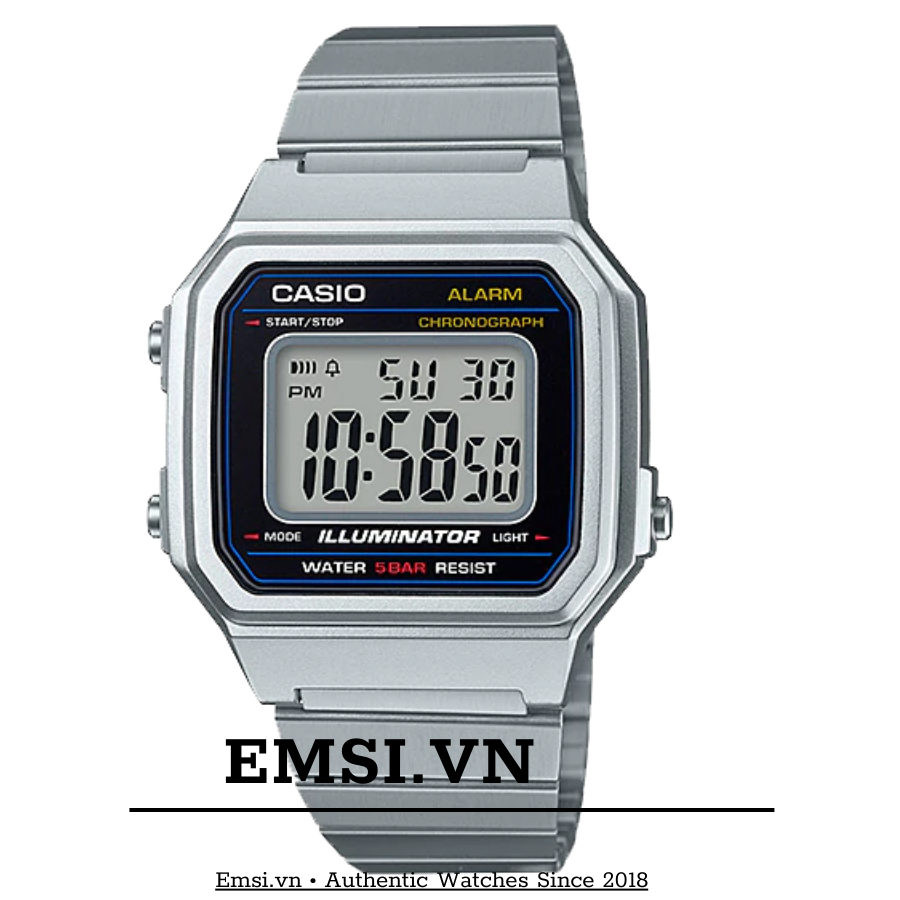 Casio B650WD-1A - Đồng Hồ Nữ - Điện Tử - Size Mặt 41mm - Kính Nhựa EMSI.VN