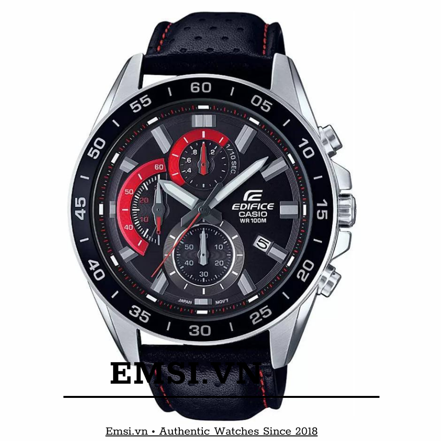 Casio Edifice EFV-550L-1AVUDF - Đồng Hồ Nam - Pin / Quartz - Kính Khoáng - Size Mặt 47mm - Bảo Hành 5 Năm - Chính Hãng