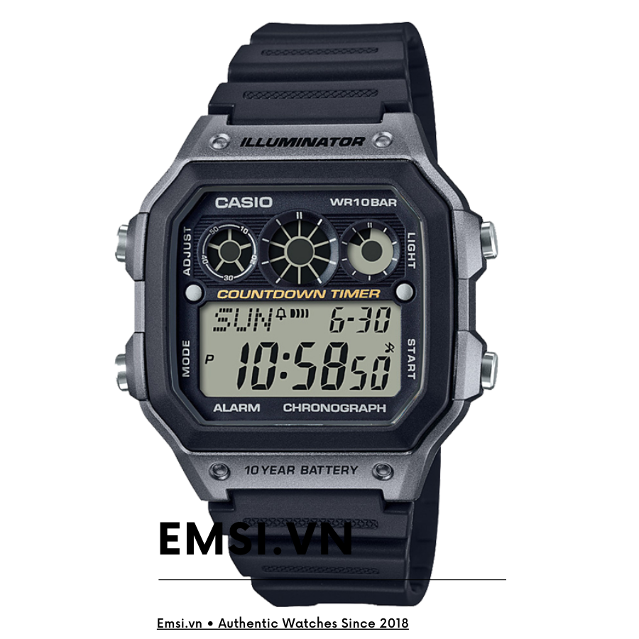 Đồng hồ Casio Nam AE-1300WH-8AVDF PIN 10 NĂM | 42mm