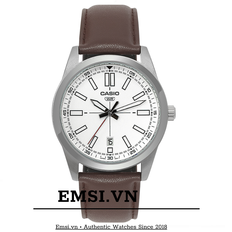 Casio MTP-VD02L-7EUDF - Đồng Hồ Nam - Pin / Quartz - Kính Khoáng - Size Mặt 41mm - Bảo Hành 5 Năm - Chính Hãng - Emsi.vn