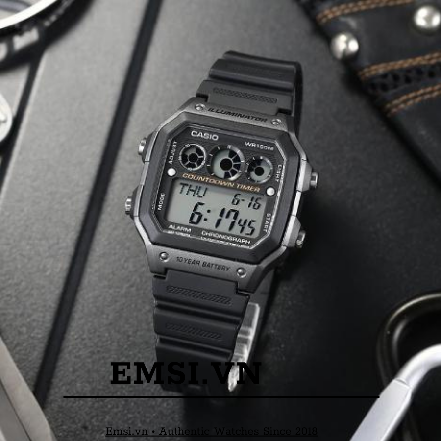 Đồng hồ Casio Nam AE-1300WH-8AVDF PIN 10 NĂM | 42mm