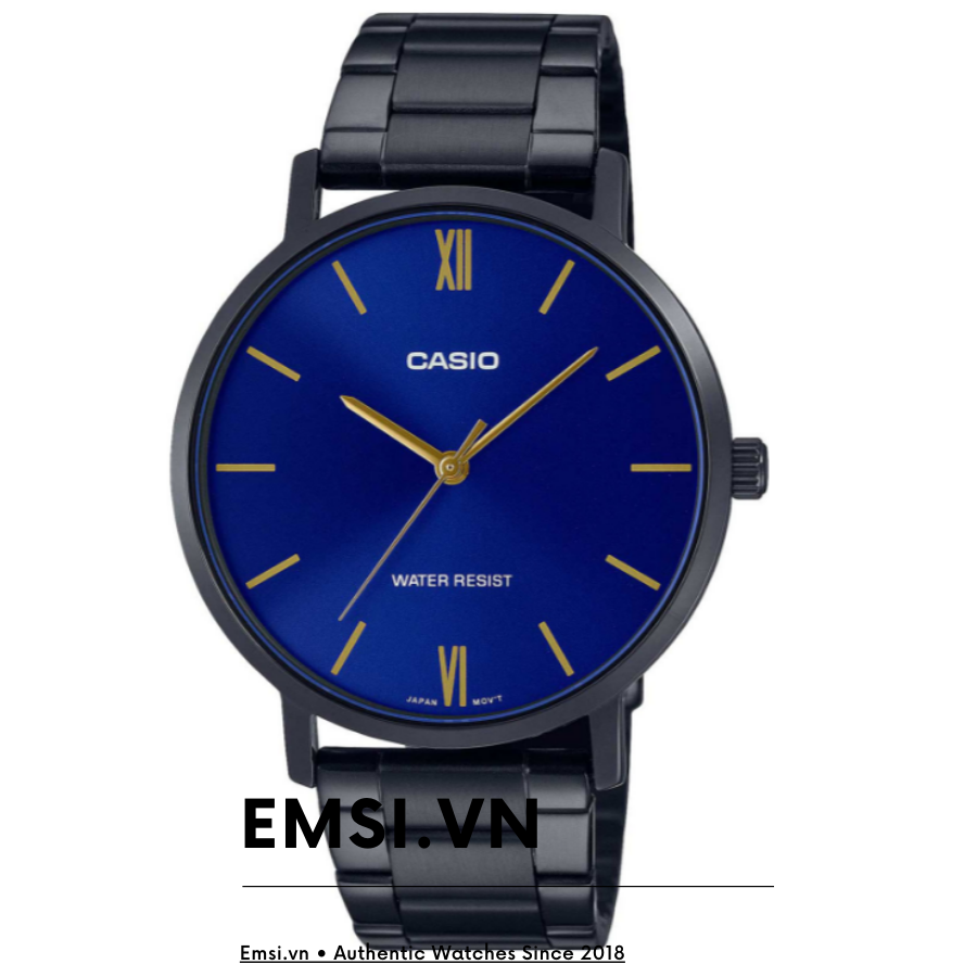 Casio MTP-VT01B-2BUDF - Đồng Hồ Nam - Pin / Quartz - Kính Khoáng - Size Mặt 40mm - Bảo Hành 5 Năm - Chính Hãng