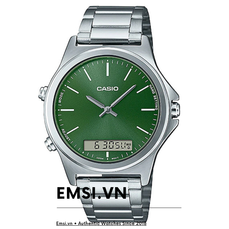 Casio MTP-VC01D-3EUDF - Đồng Hồ Nam - Pin/Quartz - Size Mặt 41.6mm - Kính Khoáng EMSI.VN