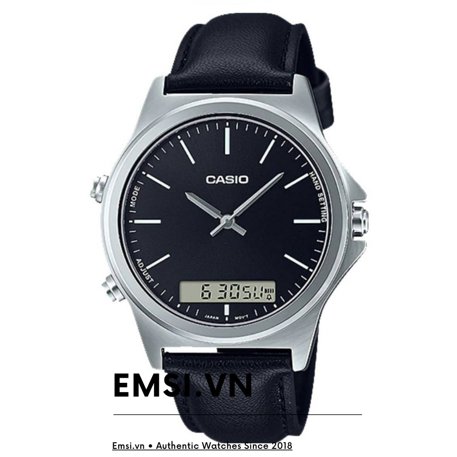 Casio MTP-VC01L-1EUDF - Đồng Hồ Nam - Pin/Quartz - Size Mặt 41.6mm - Kính Khoáng EMSI.VN