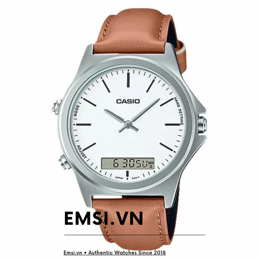 CASIO MTP-VC01L-7EUDF - Đồng Hồ Nam - Pin/Quartz - Size Mặt 41mm - Kính Khoáng EMSI.VN