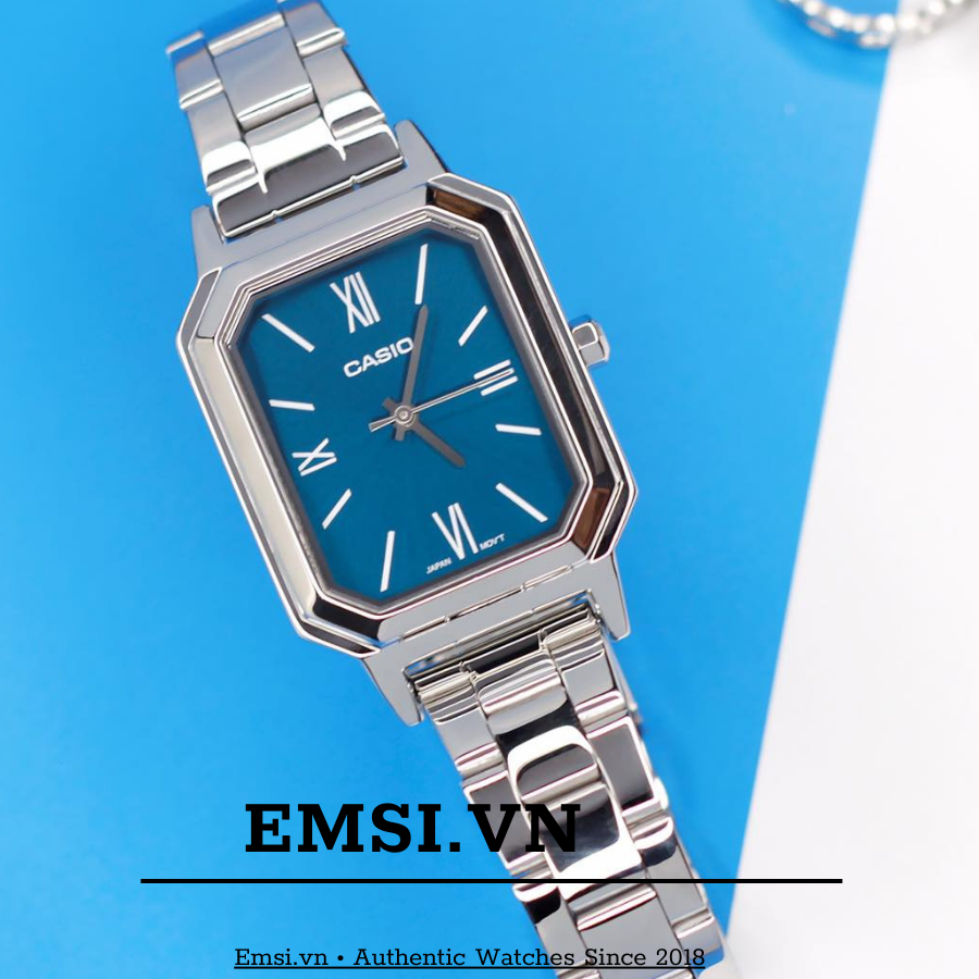 Đồng Hồ Casio  LTP-E168D-2BDF Dây Kim Loại - | Lịch lãm | Chính Hãng - UNISEX