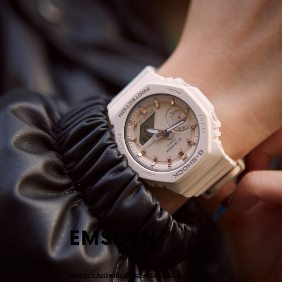 GMA-S2100-4A | Đồng Hồ Casio | G-Shock | Nữ | Dây Nhựa | Cấu Trúc Lõi Carbon | Chống Nước WR20BAR