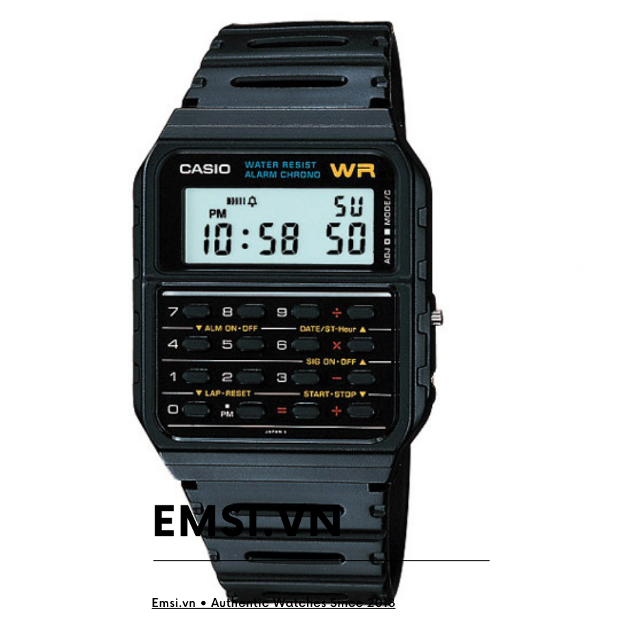 ĐỒNG HỒ CASIO CA-53W-1Z Điện tử - Có máy tính