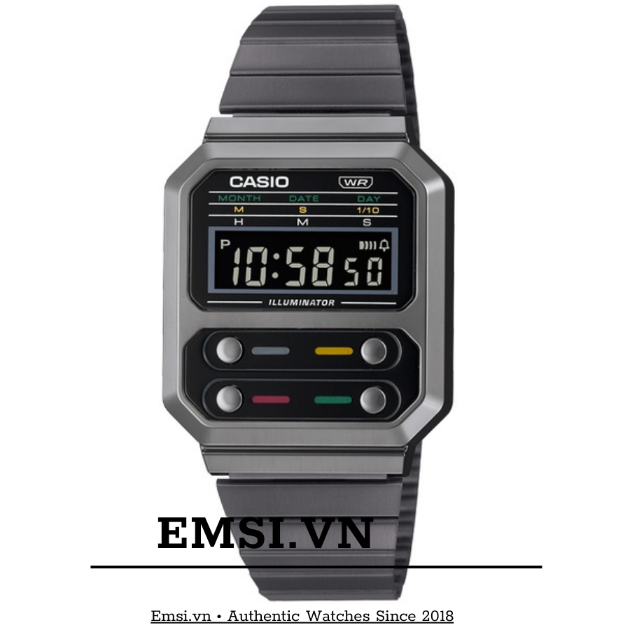 Đồng Hồ Casio 32.5mm Unisex A100WEGG-1ADF