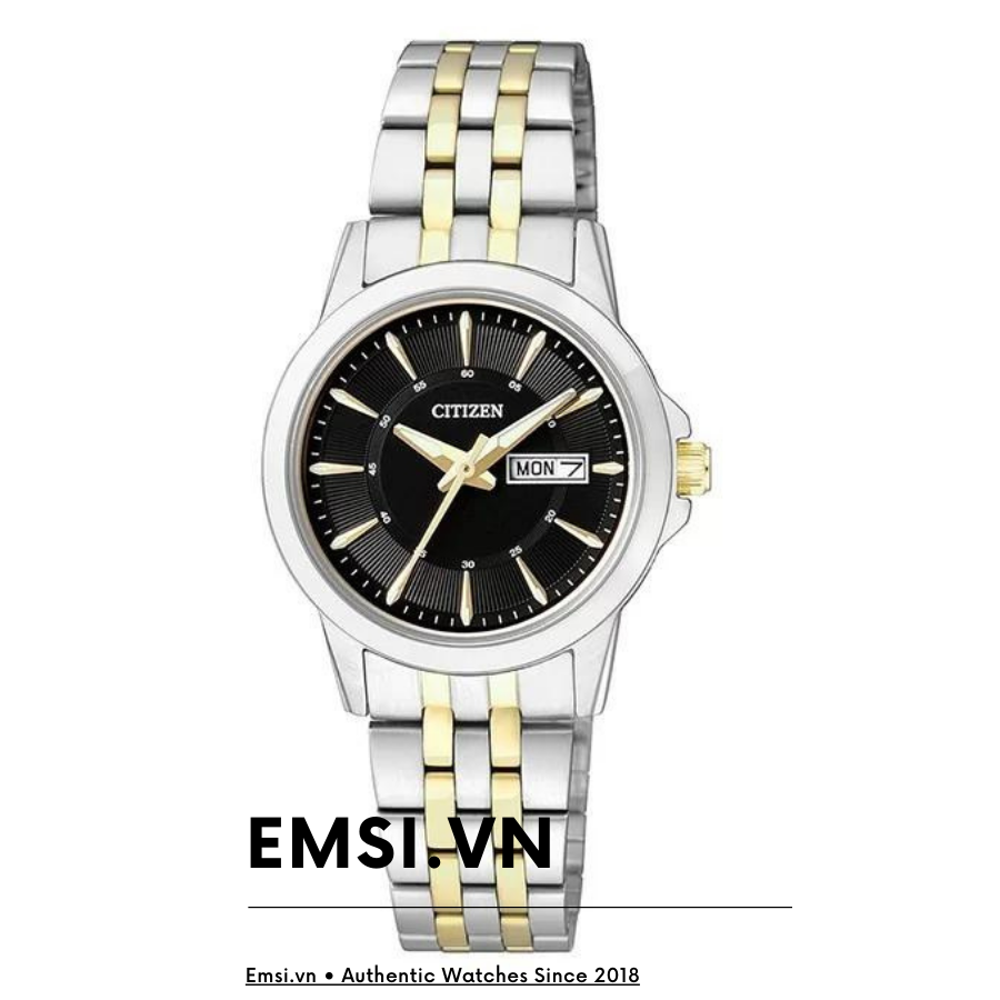Citizen EQ0608-55E – Nữ – Quartz (Pin) – Dây Kim Loại– 28 mm - Emsi.vn