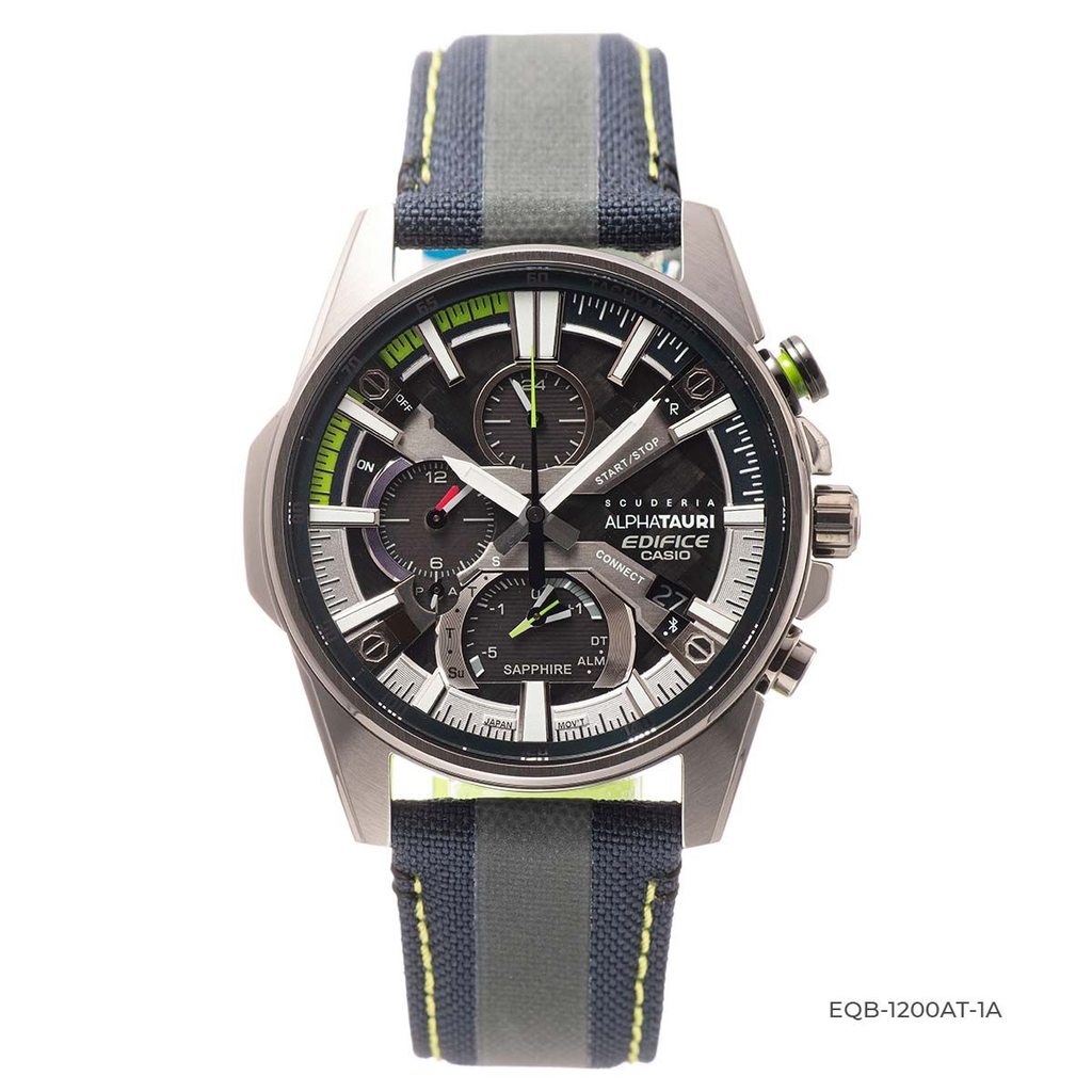 Casio Edifice EQB-1200AT-1ADR - Đồng Hồ Nam - Pin / Quartz - Kính Sapphire - Size Mặt 45mm - Bảo Hành 5 Năm - Chính Hãng