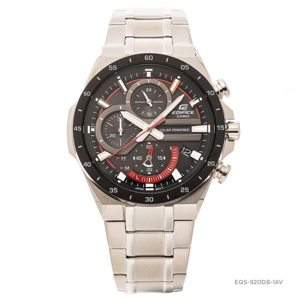 Casio Edifice EQS-920DB-1AVUDF - Đồng Hồ Nam - Năng Lượng Mặt Trời - Kính Khoáng - Size Mặt 47 mm - Bảo Hành 5 Năm
