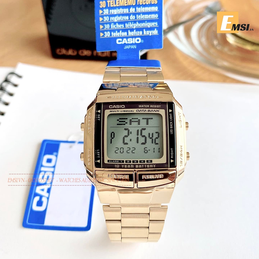 Casio DB-360G-9ADF - Đồng Hồ Nam - Điện Tử - Kính Nhựa - Size Mặt 38mm - Bảo Hành 5 Năm - Chính Hãng