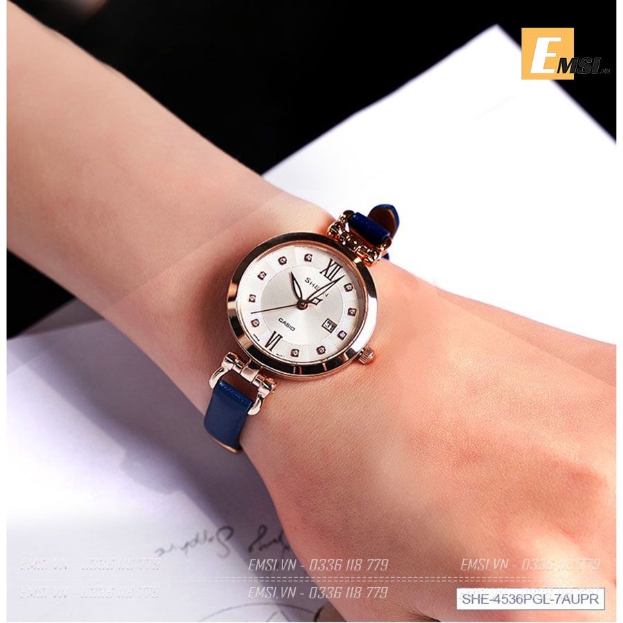 SHE-4536PGL-7A Quartz SHEEN Sapphire Crystal Crystal chống thấm nước