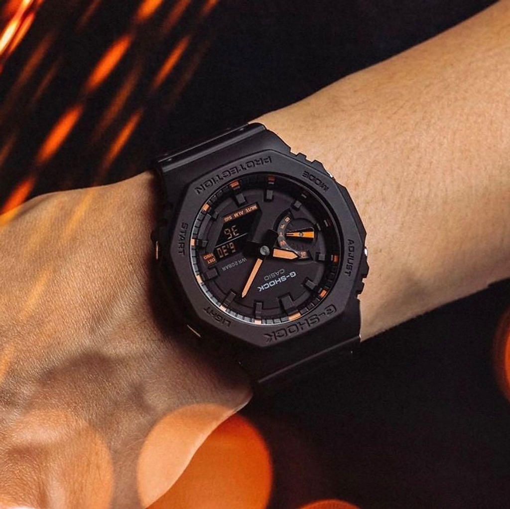 G-Shock GA-2100-1A4DR - Đồng Hồ Nam - Pin / Quartz - Kính Khoáng - Size Mặt 45.4mm - Bảo Hành 5 Năm - Chính Hãng