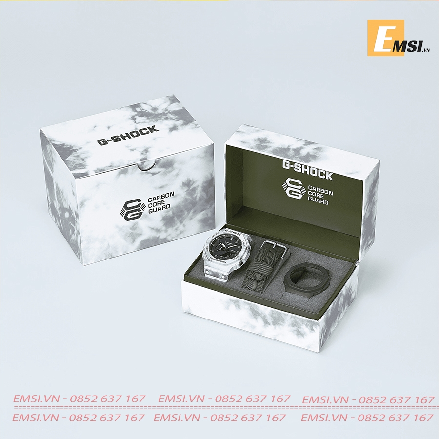 G-Shock GAE-2100GC-7ADR - Đồng Hồ Nam - Điện Tử - Kính Khoáng - Size Mặt 45.4mm - Bảo Hành 5 Năm - Chính Hãng - Emsi.vn