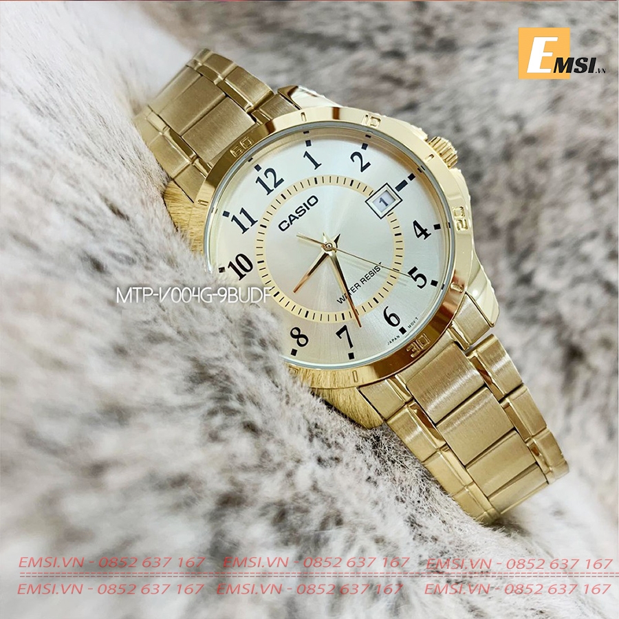 Casio MTP-V004G-9B - Đồng Hồ Nam - Pin / Quartz - Kính Khoáng - Size Mặt 41.5mm EMSI.VN