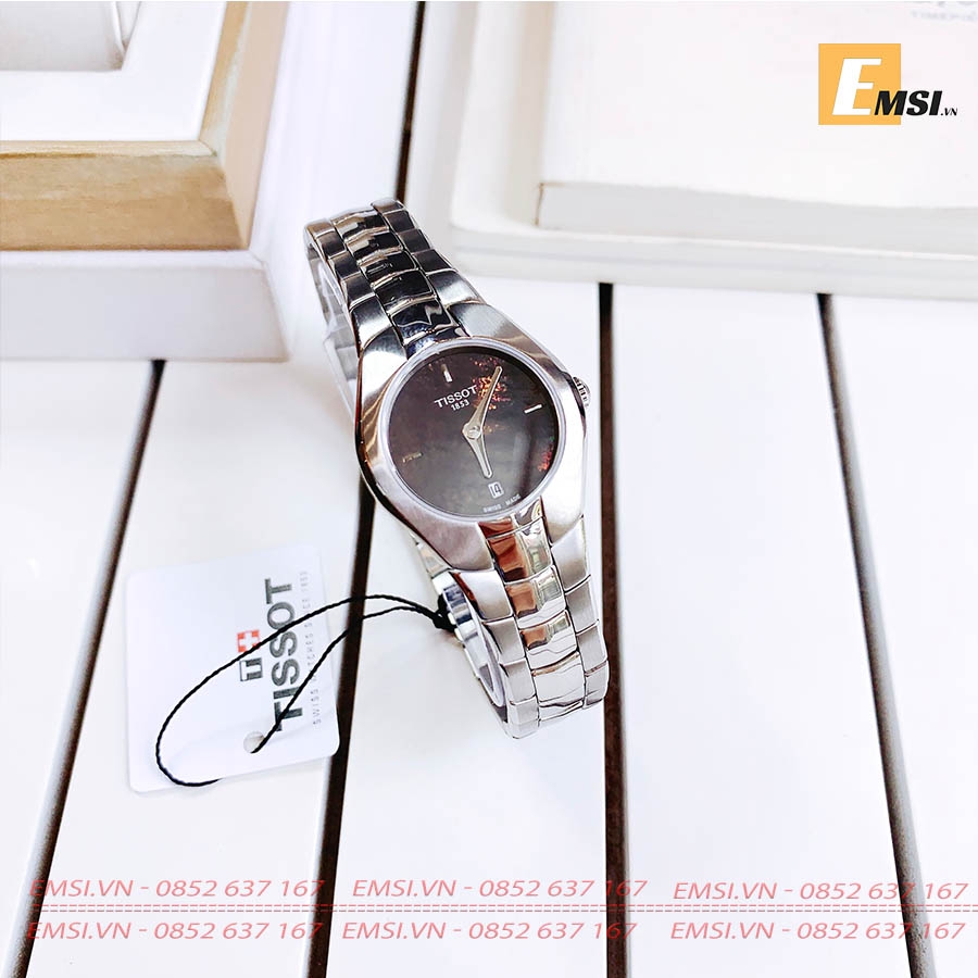 Tissot T Trend T Round Black Dial Ladies Watch T0960091112100 -Size 26mm - Emsi.vn