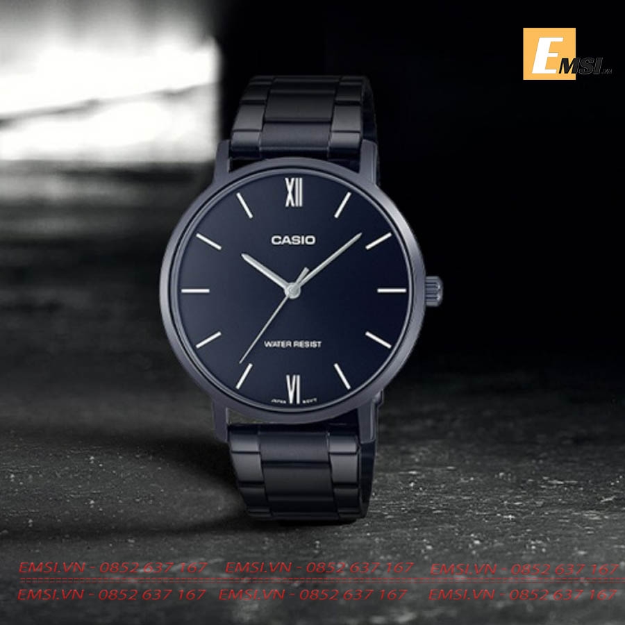 Casio MTP-VT01B-1BUDF - Đồng Hồ Nam - Pin / Quartz - Kính Khoáng - Size Mặt 40mm - Bảo Hành 5 Năm - Chính Hãng