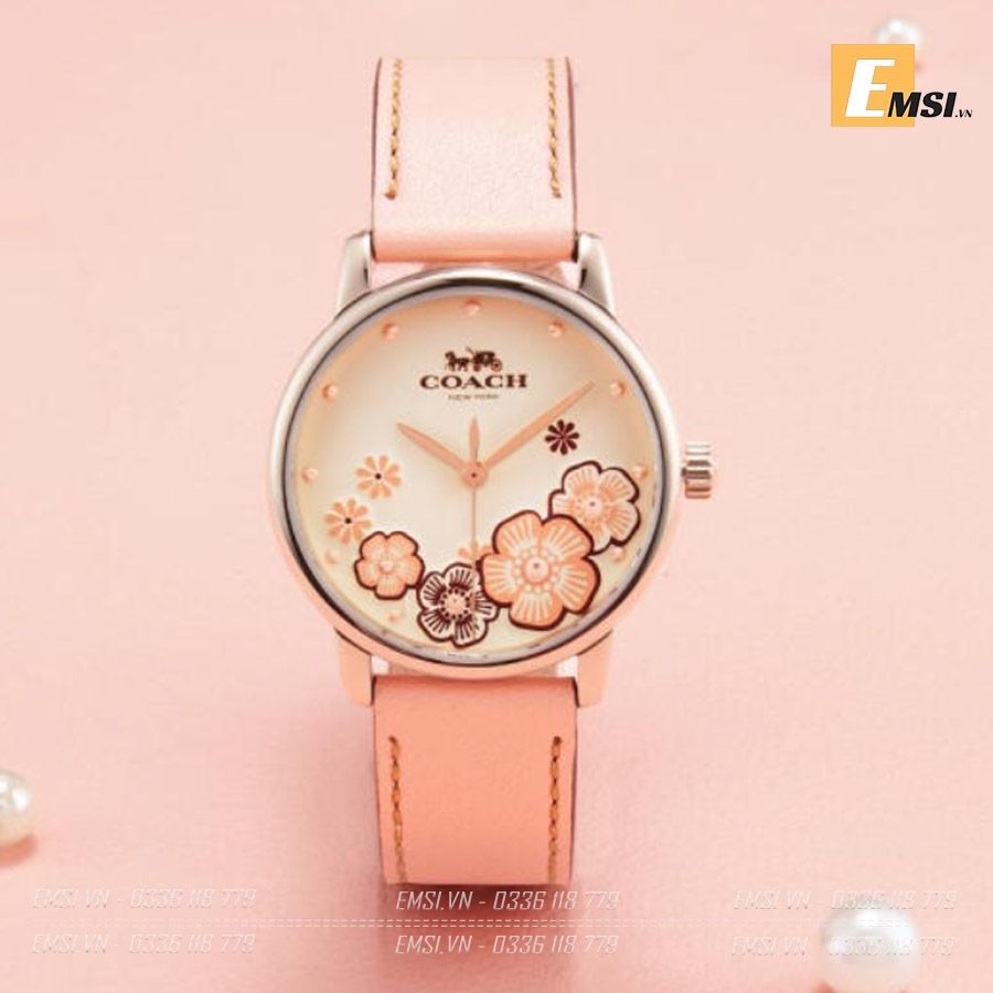 Đồng Hồ Coach 14503009 Nữ Dây Da 36mm - Emsi.vn