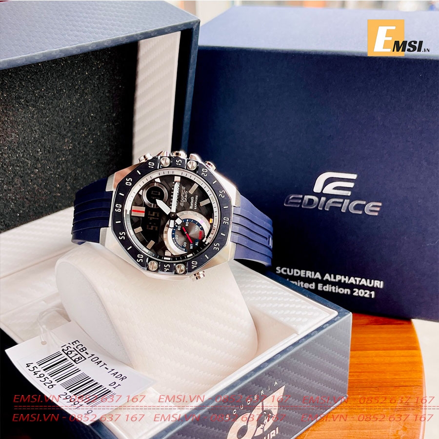 Casio ECB-10AT-1A - Đồng Hồ Nam - Năng Lượng Mặt Trời - Kính Sapphire - Size Mặt 48.5mm - Bảo Hành 5 Năm - Chính Hãng - Phiên Bản Giới Hạn