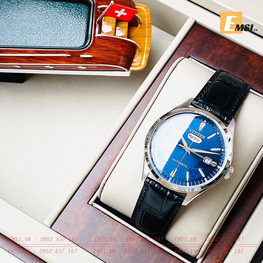 Citizen NH8390-20L - Đồng Hồ Nam - Máy Cơ / Automatic - Size Mặt 40.5mm - Kính Khoáng - Bảo Hành 5 Năm - Chính Hãng 100%