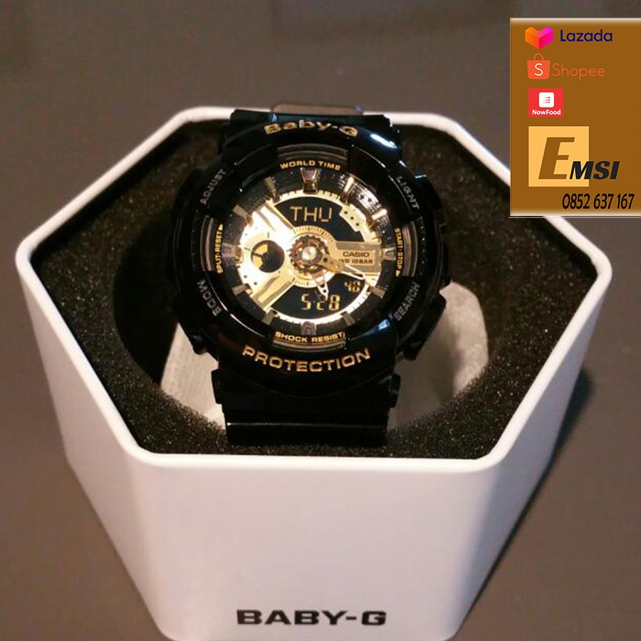 Đồng hồ Casio G-Shock GA-110GB-1A & BA-110-1A