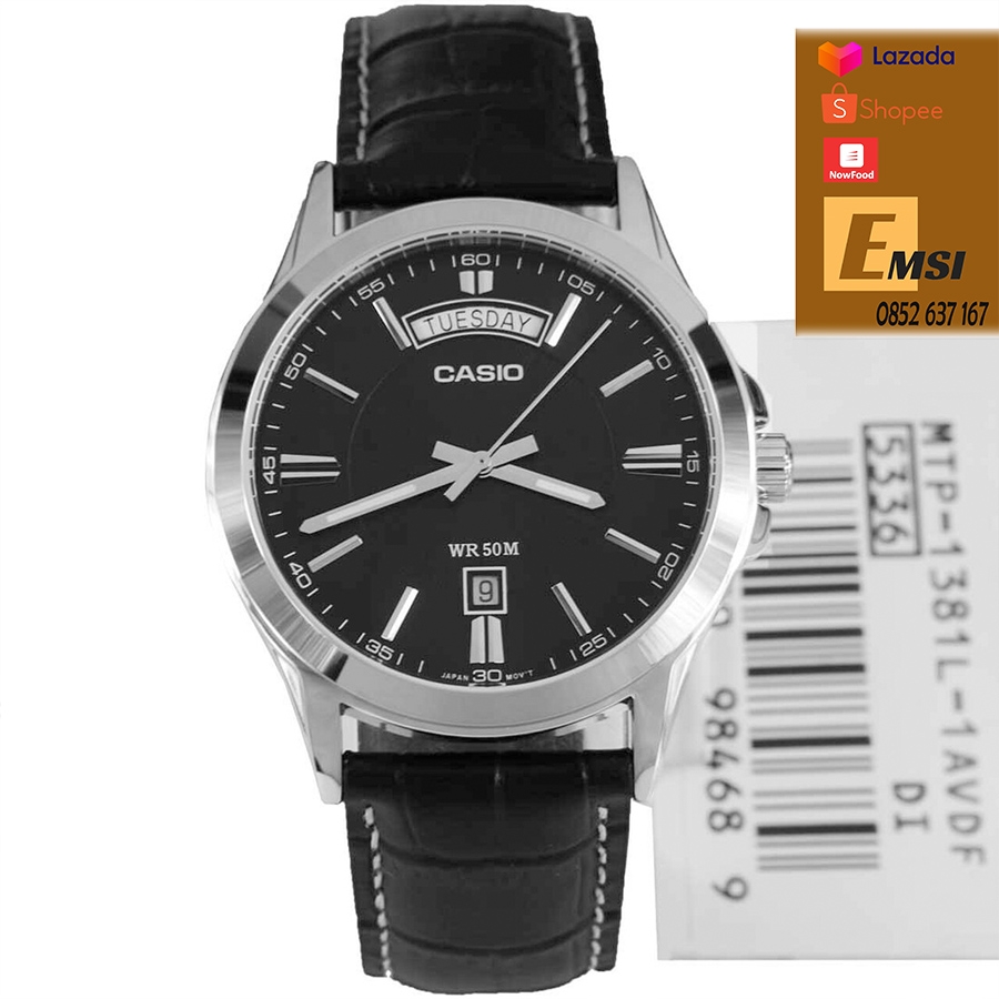 Casio MTP-1381L-1AVDF - Đồng Hồ Nam - Pin / Quartz - Kính Khoáng - Size Mặt 40mm - Bảo Hành 5 Năm - Chính Hãng