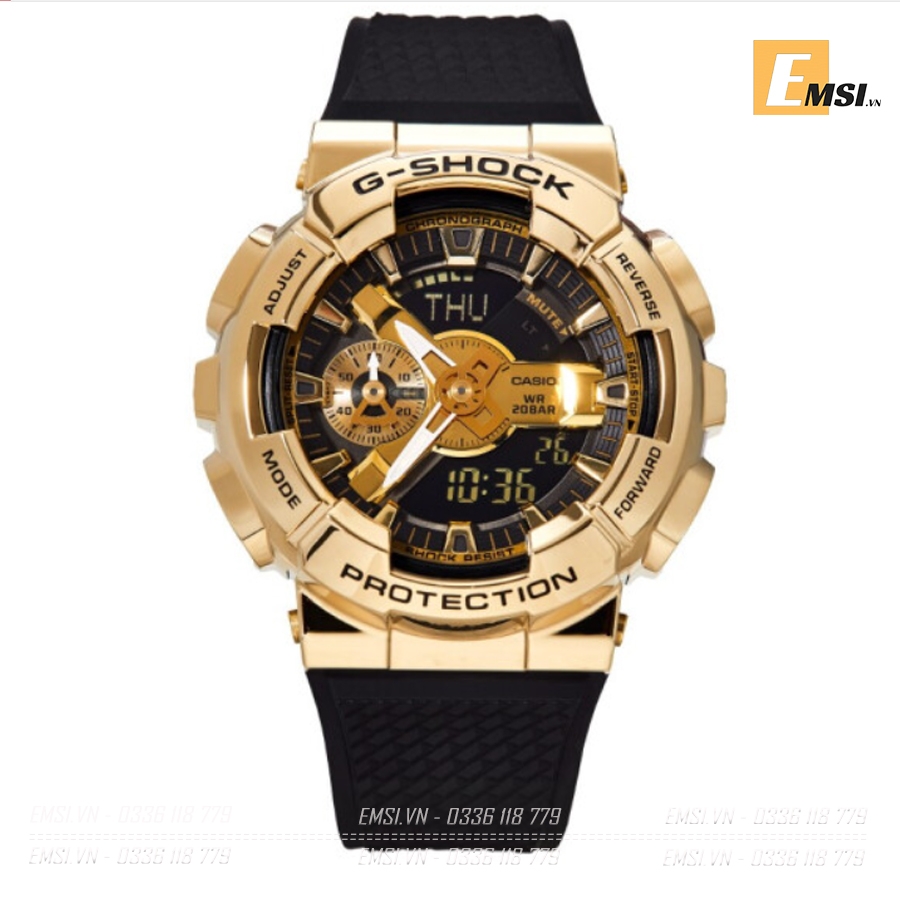 G-Shock GM-110G-1A9 - Đồng Hồ Nam - Điện Tử - Size Mặt 48.5mm - Kính Khoáng - Dây Nhựa - Chống Nước 20ATM - Mới 100% - Bảo Hành 5 Năm