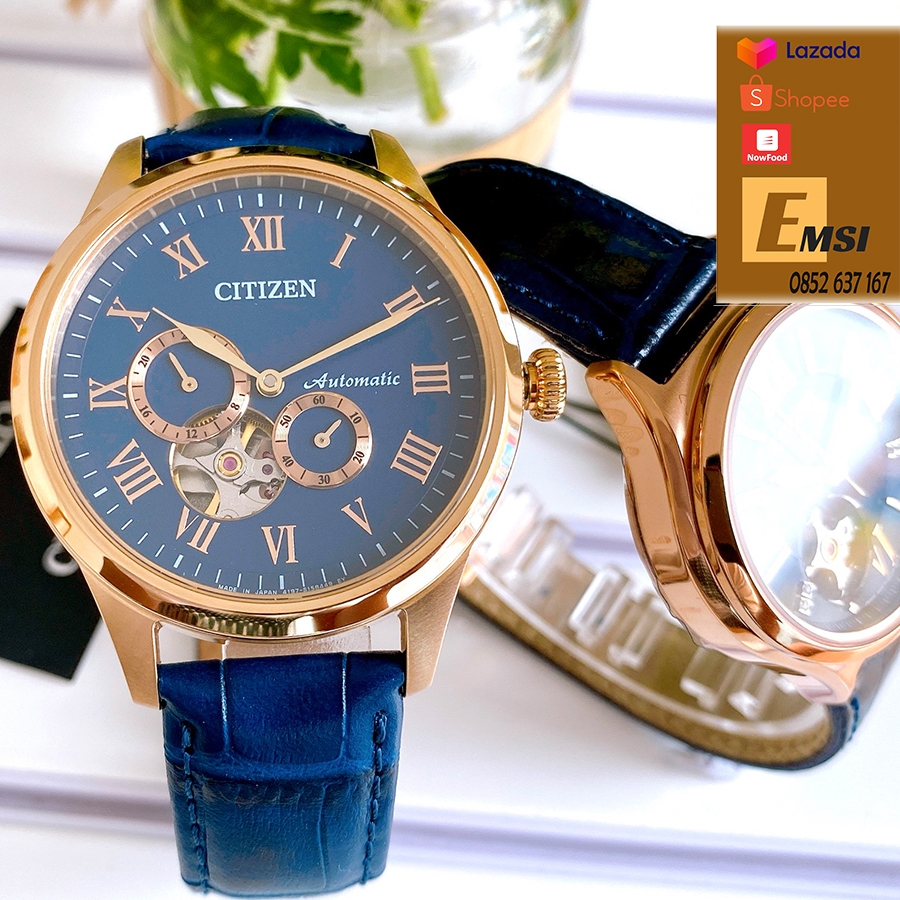 Đồng hồ cặp CITIZEN Máy Cơ NP1023-17L(Nam) – PD7133-11L(Nữ)