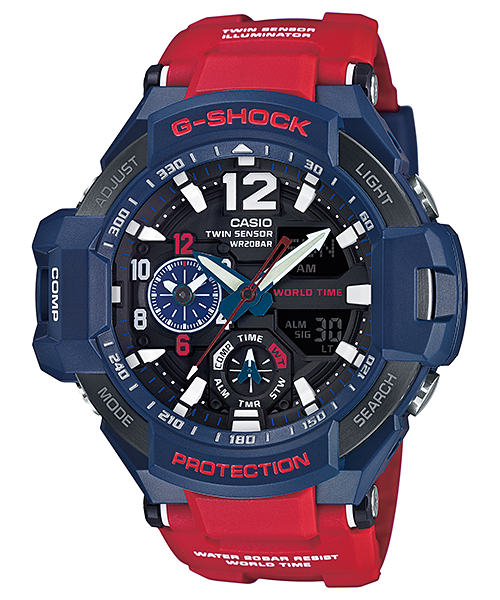 Gshock GA-1100-2ADR - Đồng Hồ Nam - Pin / Quartz - Kính Khoáng - Size Mặt 52mm - Bảo Hành 5 Năm - Chính Hãng