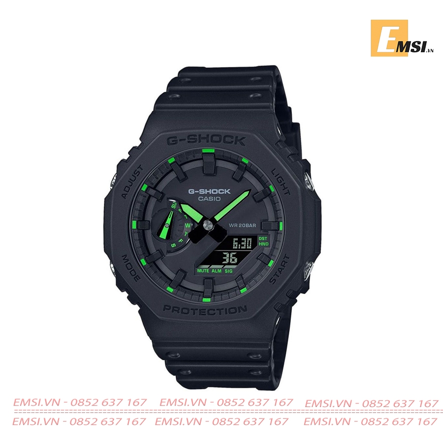 G-Shock GA-2100-1A3DR - Đồng Hồ Nam - Pin / Quartz - Kính Khoáng - Size Mặt 45.4mm - Bảo Hành 5 Năm - Chính Hãng