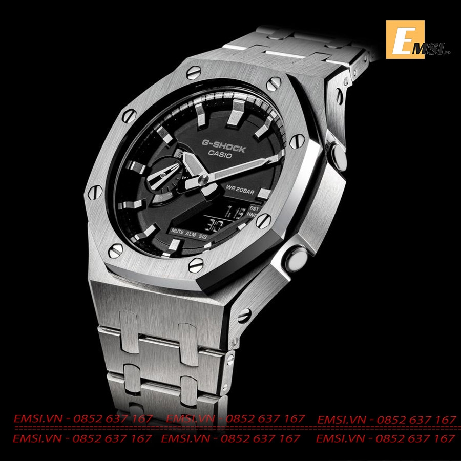 G-Shock GA-2100-1A AP SILVER - Special Emsi.vn