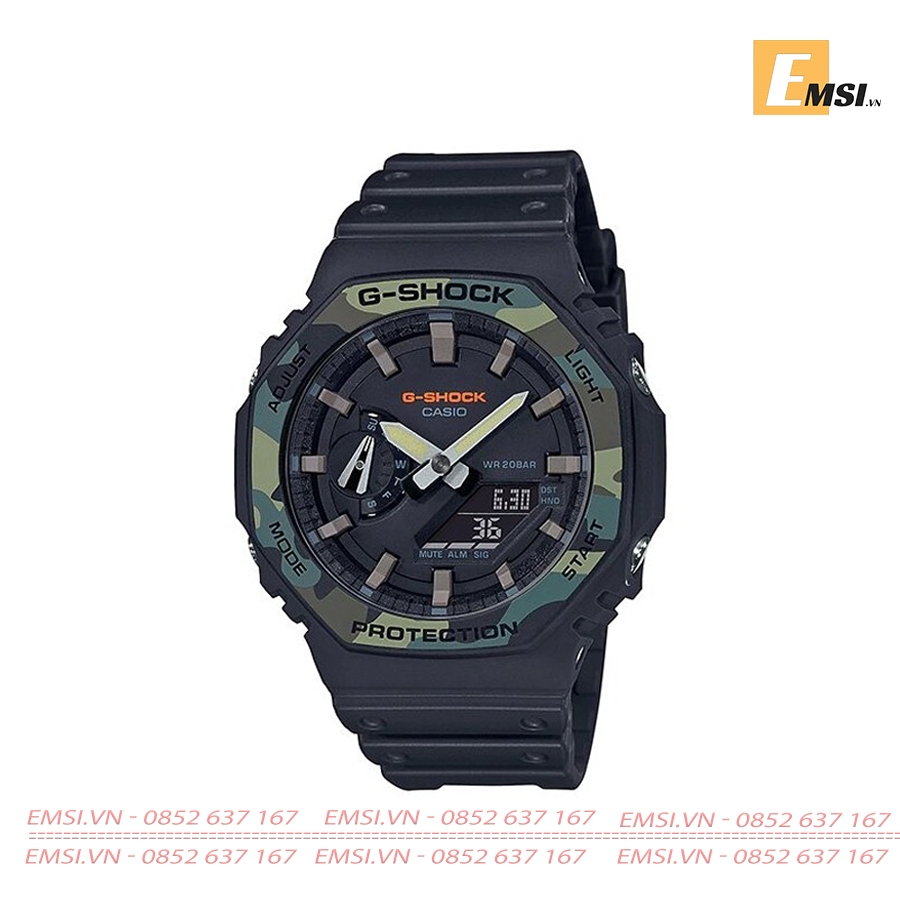 G-Shock GA-2100SU-1A - Đồng Hồ Nam - Điện Tử - Kính Khoáng - Size Mặt 45.4mm - Bảo Hành 5 Năm - Chính Hãng - Emsi.vn